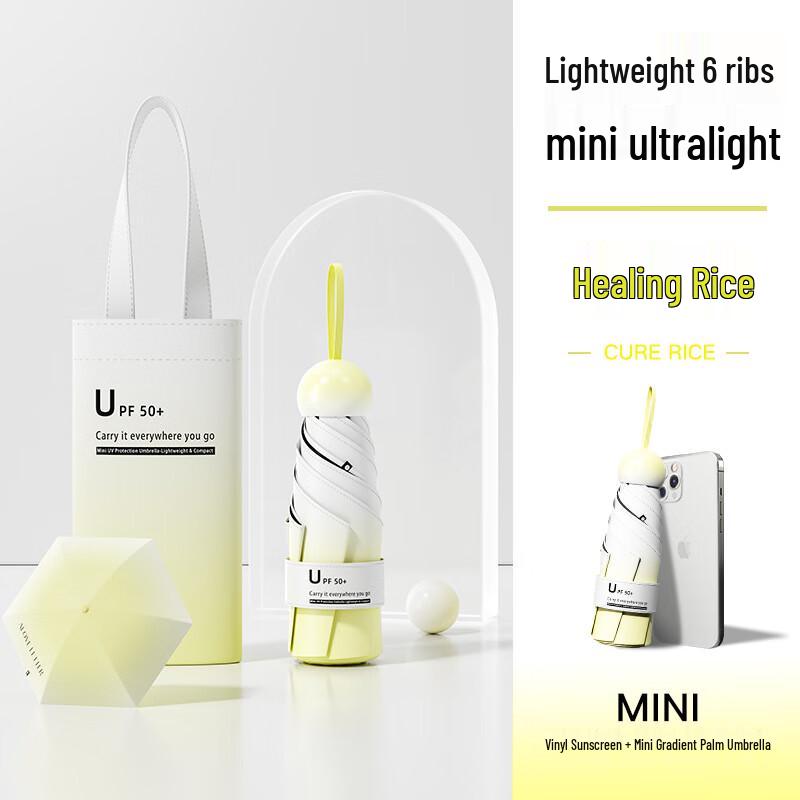 Baodini Mini 5-Fold UV Rain Umbrella