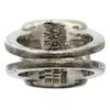 HERMES Corozo Series Ring BIJOUTERIE FANTAISIE metallic/shell #5.8(US Size) 10.4g Women Used