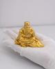 Good Luck Seven Lucky Gods Jurojin Buddhist Hideun Makita Statue Ornament Takaoka Copperware (Gold plated/24K) Sculptor Prototype_Buddha (Jurojin