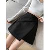 Summer New Irregular A-line Suit Skirt Women's Autumn High Waisted and Hip Hugging Skirt
