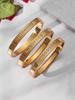18k Gold-Plated Stainless Steel Bracelet with 5A Zirconia & Hollow Letter Buckle