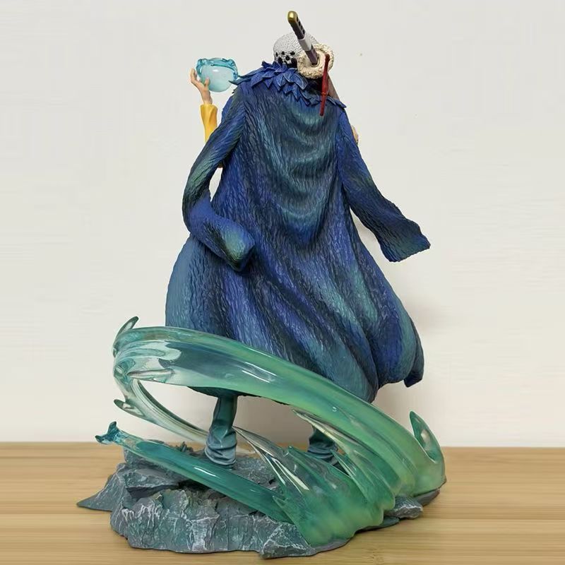 One Piece AS. Luo Anime Figura de Can be Glowing move be Head swap PVC 9.84Inch/25cm Combat Mode Collect ornament Toys Gifts