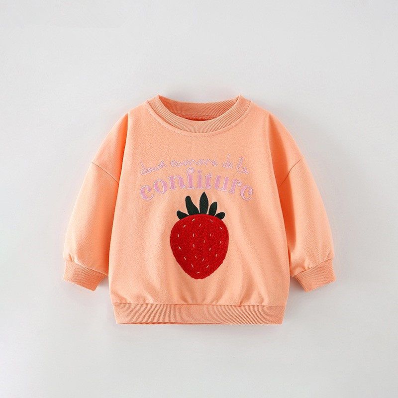 Cute Rabbit Girl Spring and Autumn Pure Cotton Casual Sweatshirt