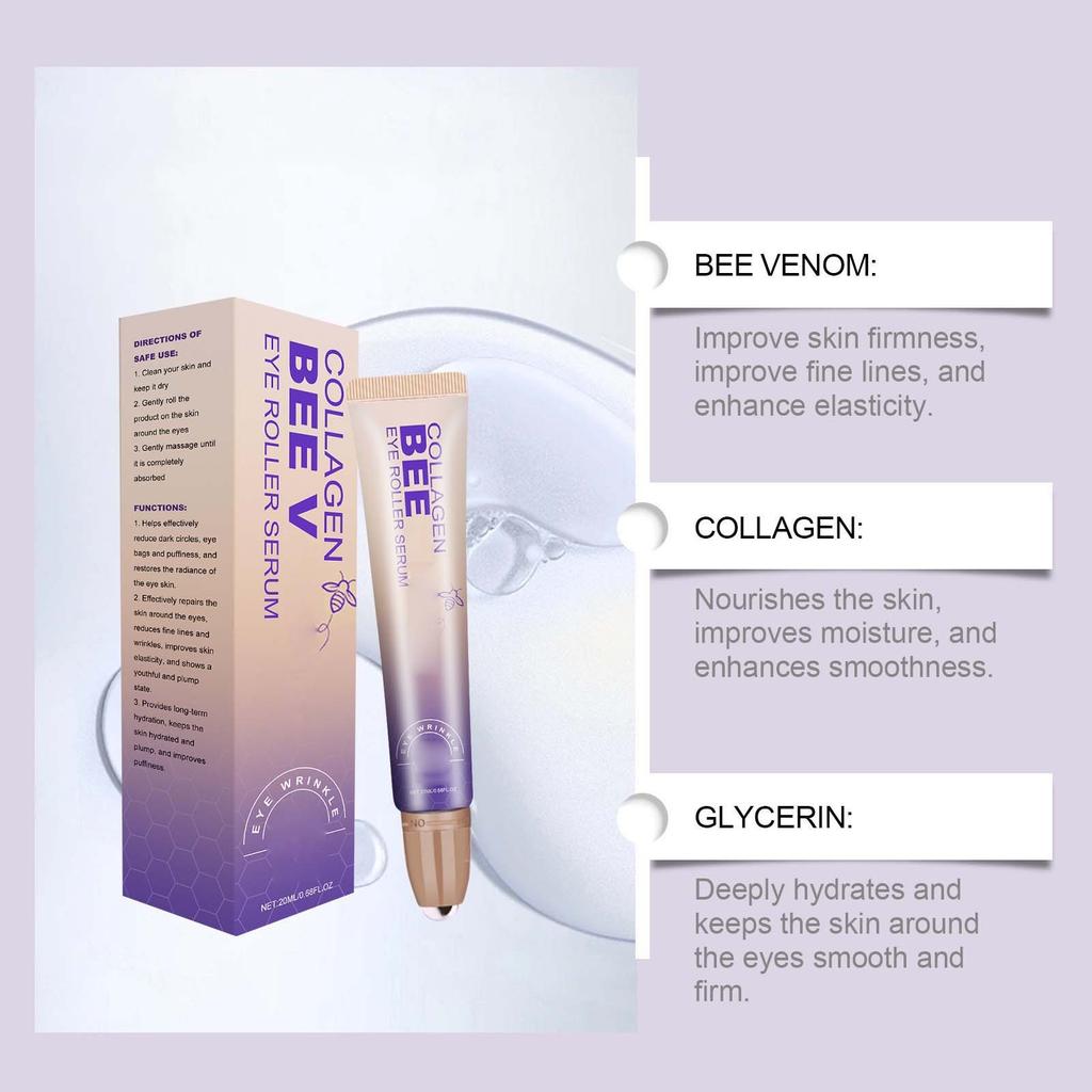 Augencreme nährt die Haut um die Augen effektiv, tägliche Pflege für strahlende Hautpflege, Augencreme 20ml auftragen