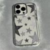 Custodia Trasparente con Fantasia Trendy Stella Brillante per iPhone 17 Air 16 e 15 14 13 12 11 Pro Max Plus SE Cover Posteriore