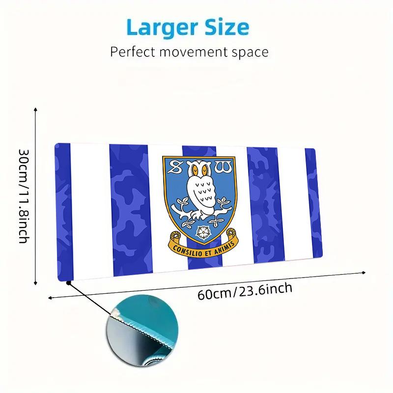 Sheffield Wednesday Print Cushion Non-slip Laptop Tablet Big Mousepad XXL Mat Mini PC Playmat With Lock edge