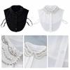 Elegant Fake Collar White Color Blouse Collar Versatile Detachable Collar  Women Apparel