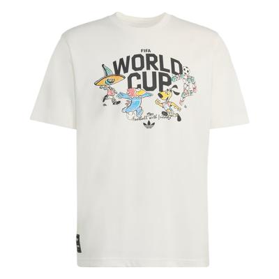 adidas Tricou Mascotă Grupă Cupa Mondială FIFA 26 Alb Noros Topuri Bărbați KE2038