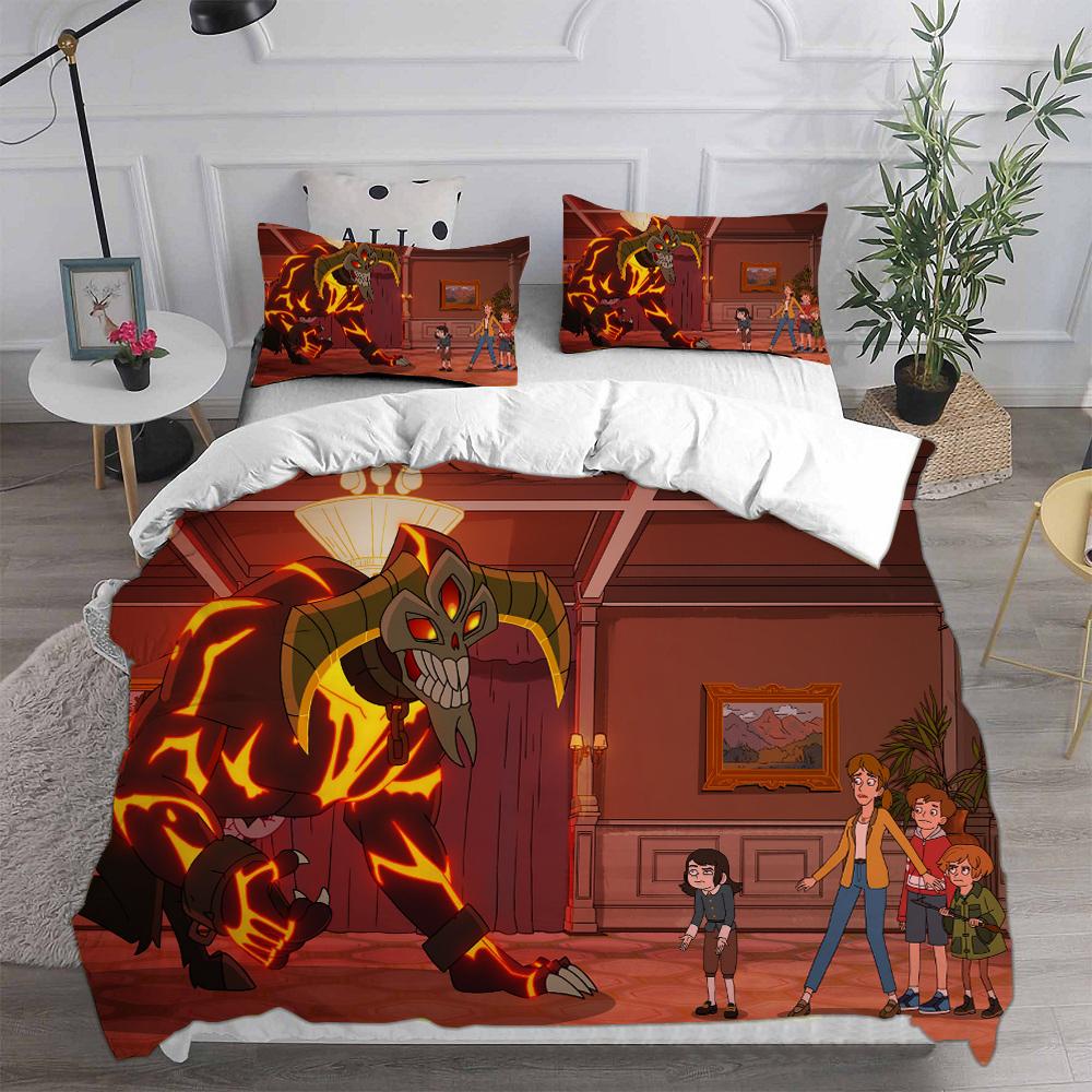 

Haunted El Season 1 Bedding Sets Eu Single Comforter Quilt Bed Cover Duvet Cover Pillow Case 2-3 Pieces Sets Kids Adult Size EU Single 135x200cm