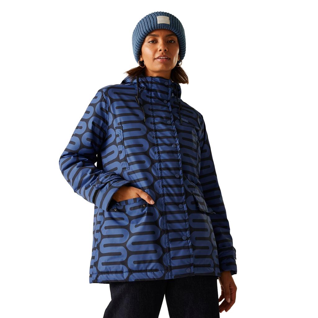 Regatta Womens/Ladies Orla Kiely Wiggle Mid Length Waterproof Jacket