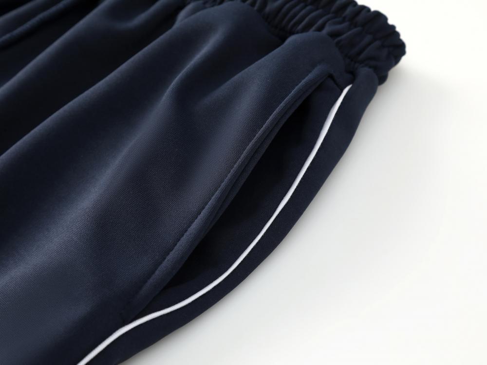 Unisex pruhované volné tepláky - Módní, prodyšné a ležérní kalhoty s rovnými nohavicemi