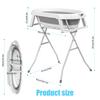 2-in-1 Foldable Dog Bathtub with Stand, Portable Pet Washing Station for Small Medium Dogs