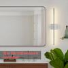 Wireless Rechargeable Magnetic Wall Lamp for Living Room or Bedroom Atmosphere
