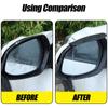 2 Stück Verbesserte Aufsteckbare Auto-Regenabweiser Auto-Rückspiegel-Regenabdeckung Universal Kohlefaser-PVC-Sonnenschutz Schutz Autozubehör