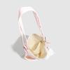 Sweet High Appearance Horizontal Bow Stripes Single Shoulder Crossbody Bag Niche Fashion Everything Design Sense Sweet Sister Tote Bag
