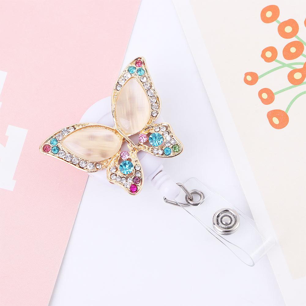 Name Card Elephant ID Card Clips Nurse Badge Clip Retractable Badge Reel Hospital Badge Holder