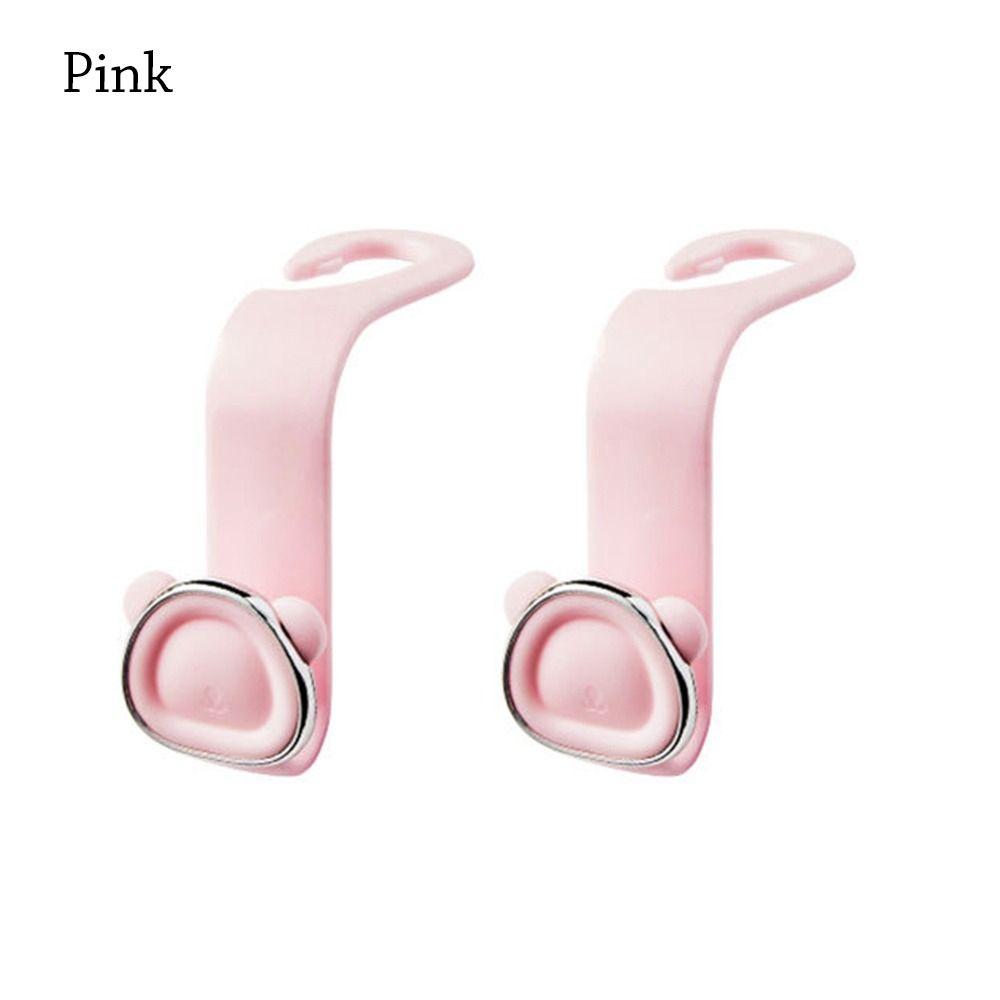 

2Pcs Cute Seat Back Organizers Cartoon Storage Holder Durable Car Accessories Car Storage розовый