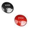 Car Engine Start Stop Button Switch Cover Carbon Fiber Sticker For Mercedes-Benz