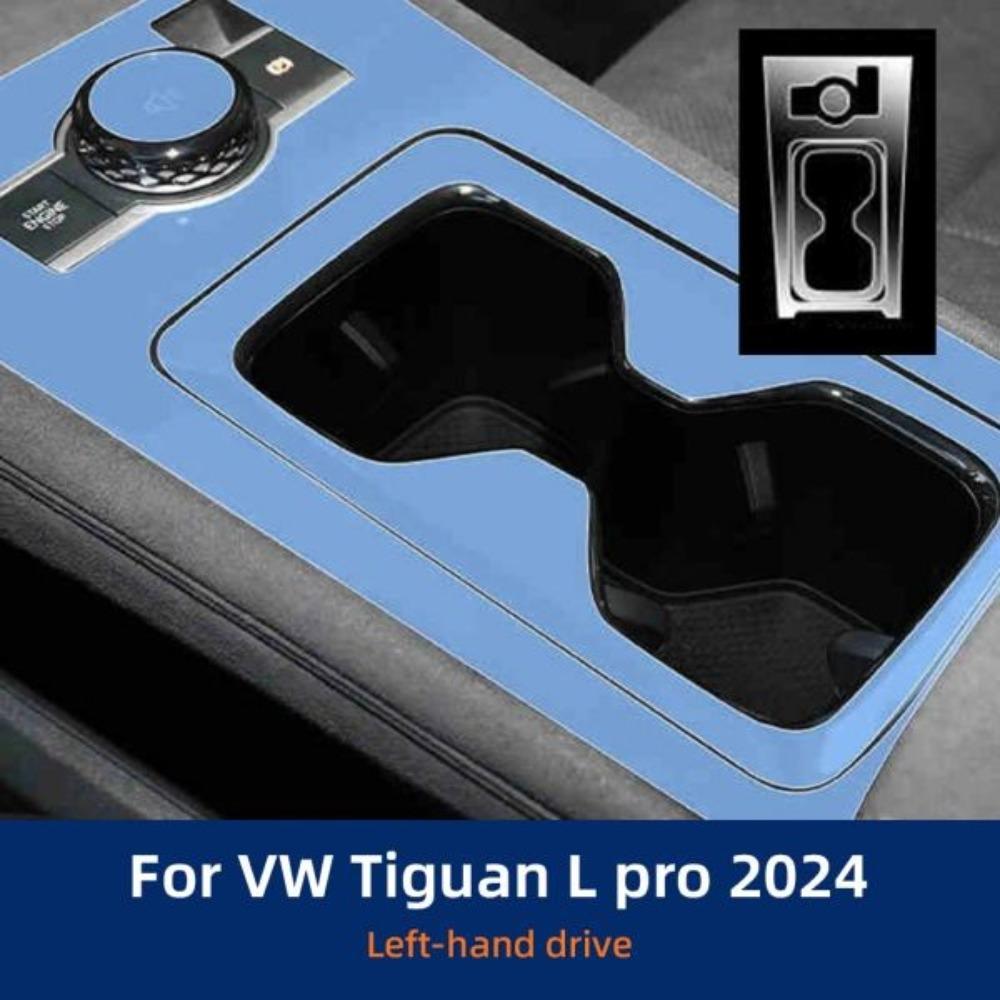 Para Volkswagen Tiguan L Pro VW 2024 2025 Película Protectora de TPU Transparente Consola Central Interior Panel de Cambios Accesorios Anti-arañazos