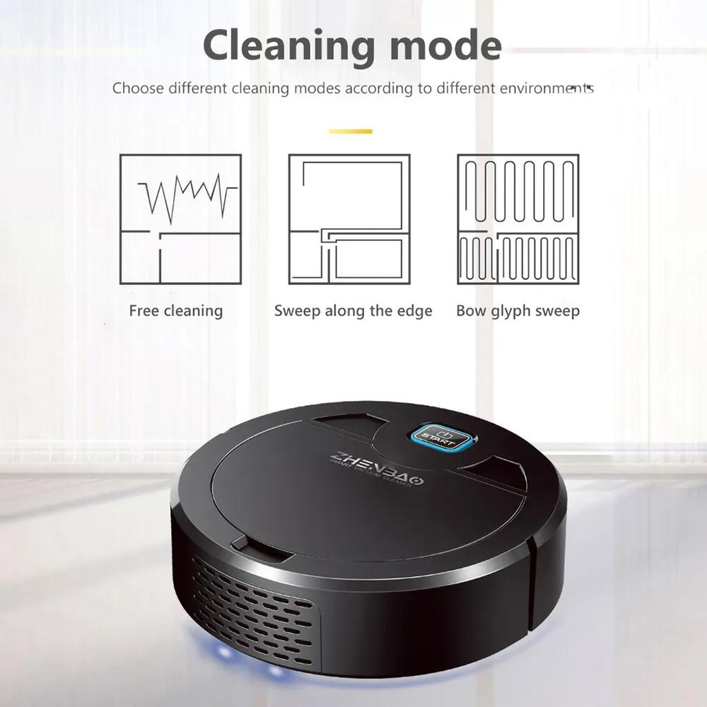 Smart Vacuum Cleaner Intelligent Rechargeable Cleaning Robot Sweeping Machine for Pet Hairs Hard Floor Carpet Lazy Sweeper
