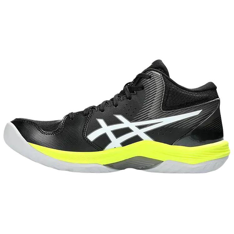 Asics Beyond FF Versatile Comfortable Shock Absorbing Breathable Support High-Top Badminton Shoes Men Shoes Black Yellow 1071A095-001
