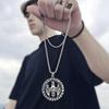 Gothic Titanium Steel Thor's Hammer Necklace Titanium Steel Men's Pendant Jewelry