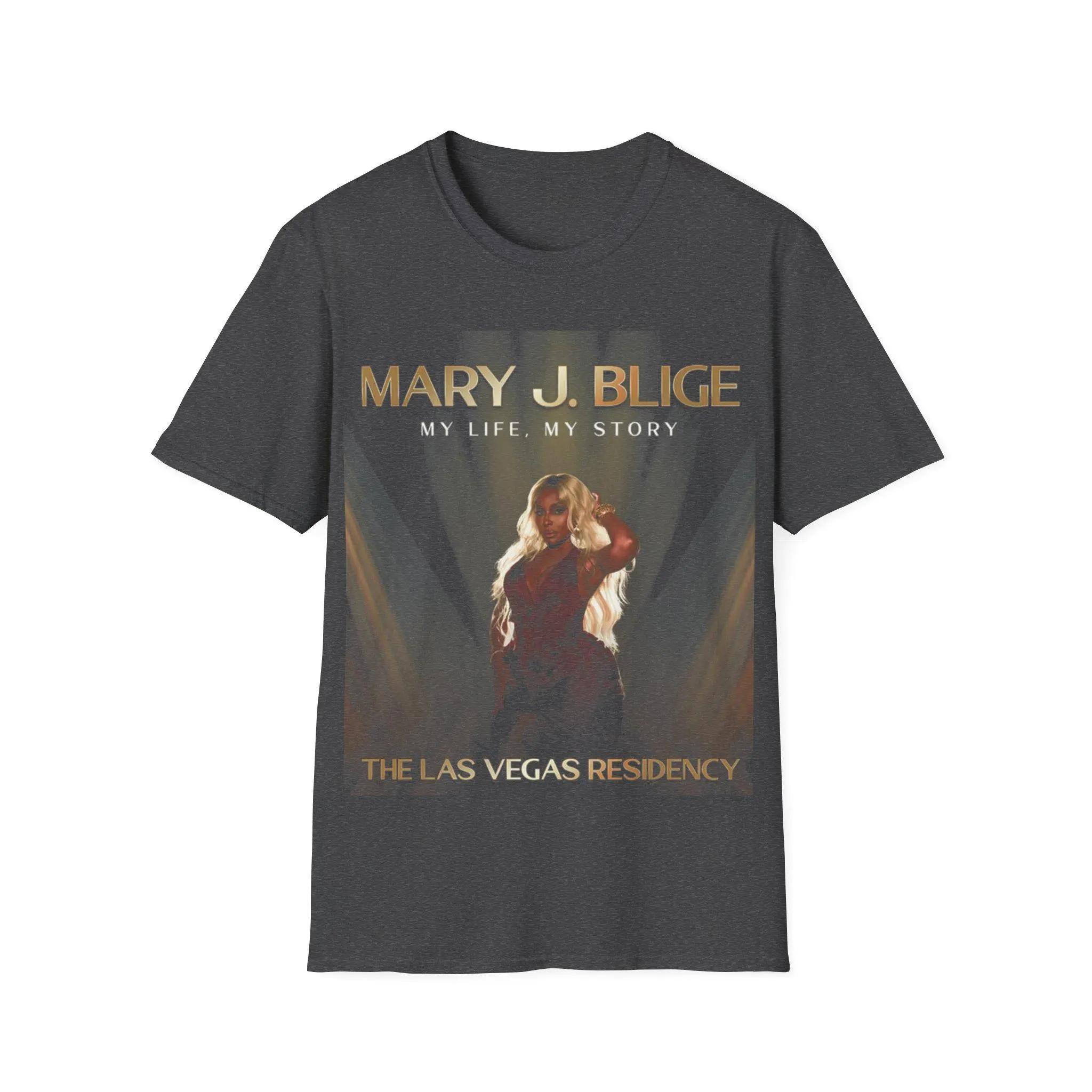

Mary J Blige The Las Vegas Residency Unisex 2026 Summer New Pure Cotton TShirt Comfortable HighQuality Retro 2000 Style 4XL