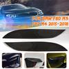1pair Carbon Fiber Front Bumper Eyelid Covers For 15-18 BMW F80 M3 F82 F83 M4