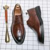Pantofi pentru bărbați, piele, rochie de afaceri, toate se potrivesc, cu șireturi, ocazional, pentru bărbați, nuntă formală, încălțăminte rezistentă la uzură, care absoarbe șocuri, mocasini