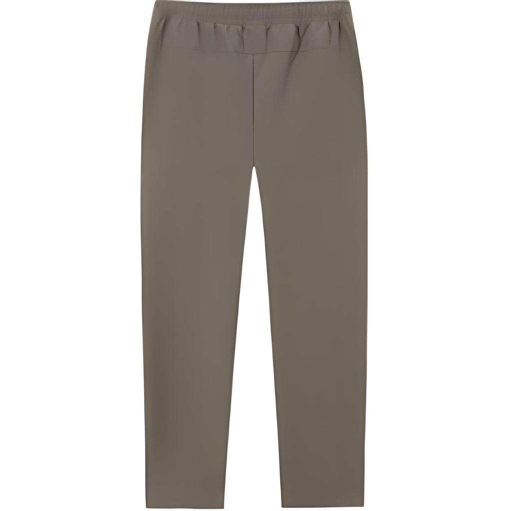 Anta Training Series Fleece Letter Comfortable Versatile Sports Long Pants Men Bottoms Dark-Green 152517502N-1