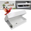 Wooden Concealed Floating Shelf with Secret Compartment Storage Rack Wall-Mounted Hidden Display Cabinet Shelves for Home Decor