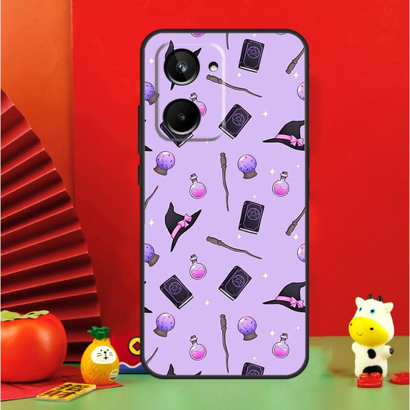 Pastel Goth Witchy For Realme GT6 GT7 15 Pro 10 11 12 13 14 Pro Plus C65 C67 C63 C61 C55 C51 C53 C35 C75 Case