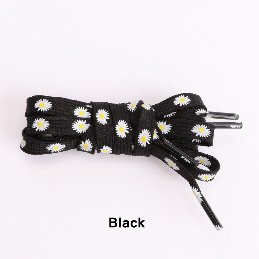 Little Daisies Shoelaces Cartoon Printing Fashion Unisex Flat Shoe laces High-top Canvas Sneakers Shoelaces AF1 Sports Shoelaces