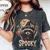 Comfort Colors® Spooky Raccoon T-Shirt, Halloween Raccoon Moon Shirt, Pumpkin Season Shirt