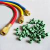100/50PCS Rubber Gasket Air Conditioning 1/4'' Charging Hose Valve Gasket Manifold Repair Seal Kit Replacement Car Accessories