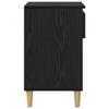 Shoe Cabinet with Storage Black Oak Effect 102 X 36 X 60 Cm
