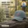 USA Flag Eagle Baseball Cap - Adjustable Vintage Washed Polyester Cap Lightweight Breathable Unisex Outdoor Sports Baseball Hat, Perfect Gift For