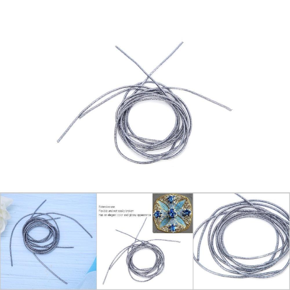 Hand Sewing Copper Sewing Thread Gloss Finish Metallic Embroidery Thread  For Embroidery