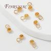 20-40 Pcs KC Gold Plated Bails with Open rings,Bail For Pendants,Jewelry Bails,DIY Bracelets Accessories,Necklace Bail