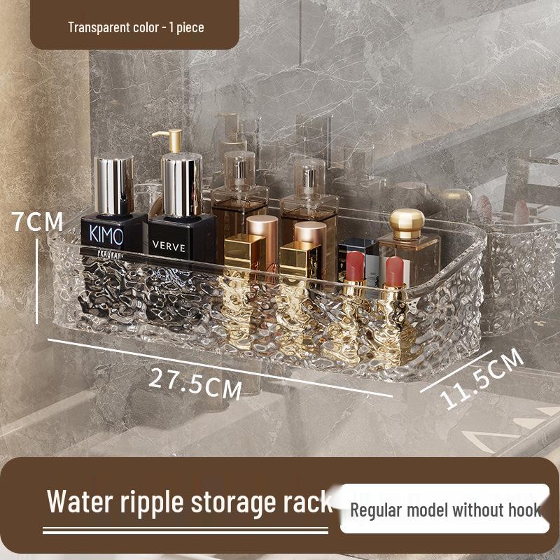 Wall-Mounted Bathroom Corner Shelf: Punch-Free Triangle Rack for Toilet Storage