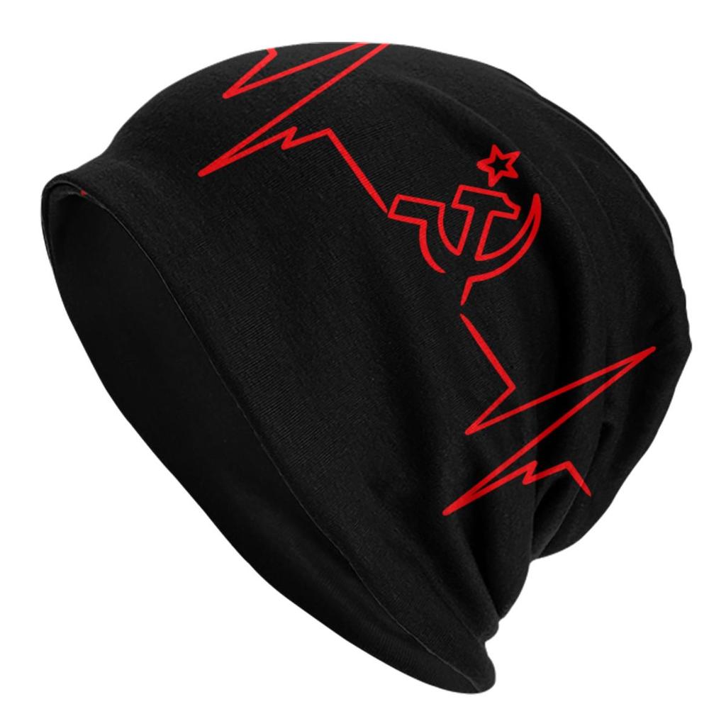 Allied Nations Joseph Stalin Skullies Beanies Caps  Unisex Winter Warm Knitted Hat Adult USSR Communist Russia Bonnet Hats
