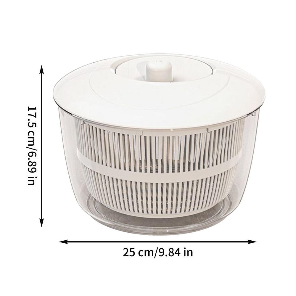 Fruit Cleaner Spinner Fruit Spinner And Strainer Drain Basket Hand-Crank Kitchen Cleaning Device For Food Rice Berry Pasta