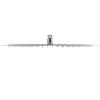 VidaXL Plunging Shower Head 2 Pcs Stainless Steel 30x40 Cm