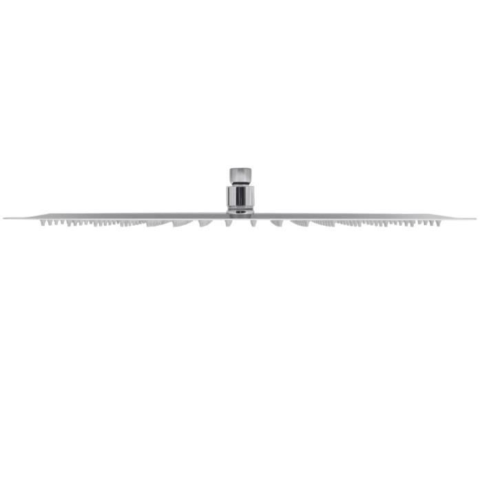 VidaXL Plunging Shower Head 2 Pcs Stainless Steel 30x40 Cm