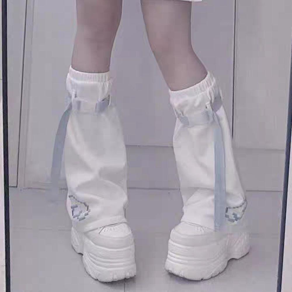 Y2K Winter Leg Warmers Harajuku Long Stockings Fashion Foot Cover  Accessories