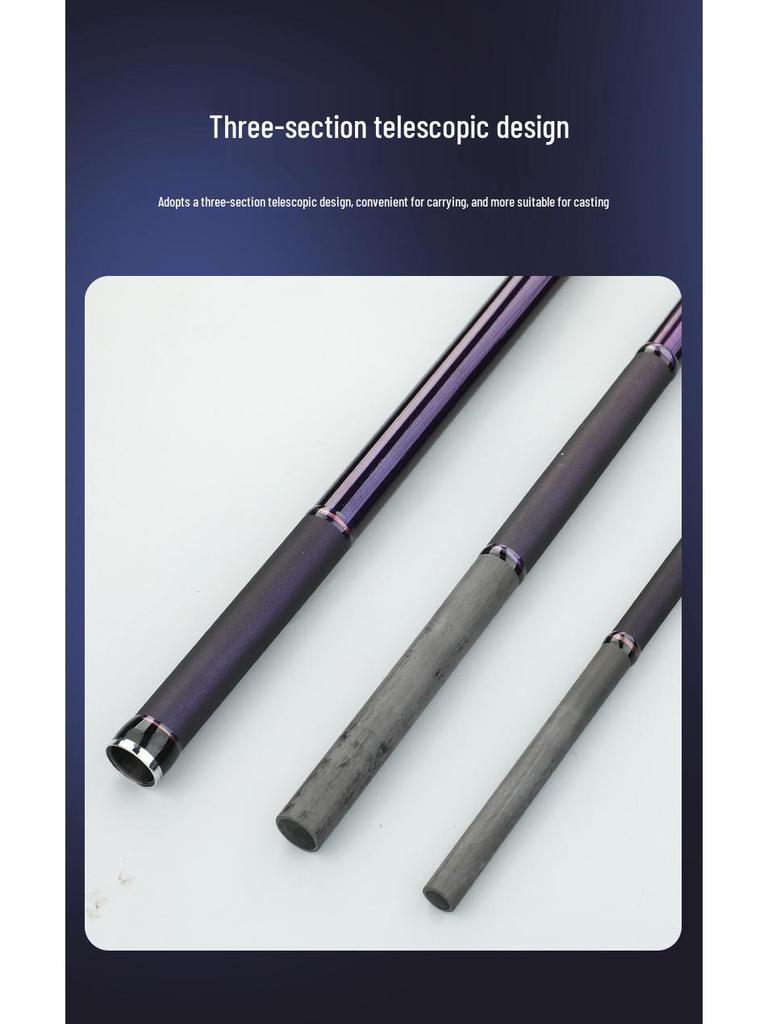 Ultra-Durable Long Cast Rod, 3-Piece, 4.2M & 4.5M, Ideal for Beach Casting