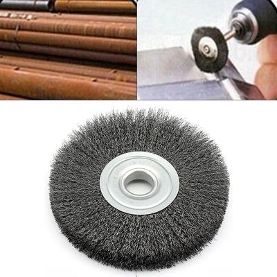 4.5In Wire Wheel Brush Crimped Wire Wheel Brush Stainless Steel Wire Wheel Brush