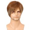 Men's Wigs Short Blonde Hair Trendy Synthetic Wig with Bangs Halloween Costume for Men Cosplay Wig Natural Clearance Wig