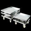 Mobiler Metall-Pflanzentopf-Caddy