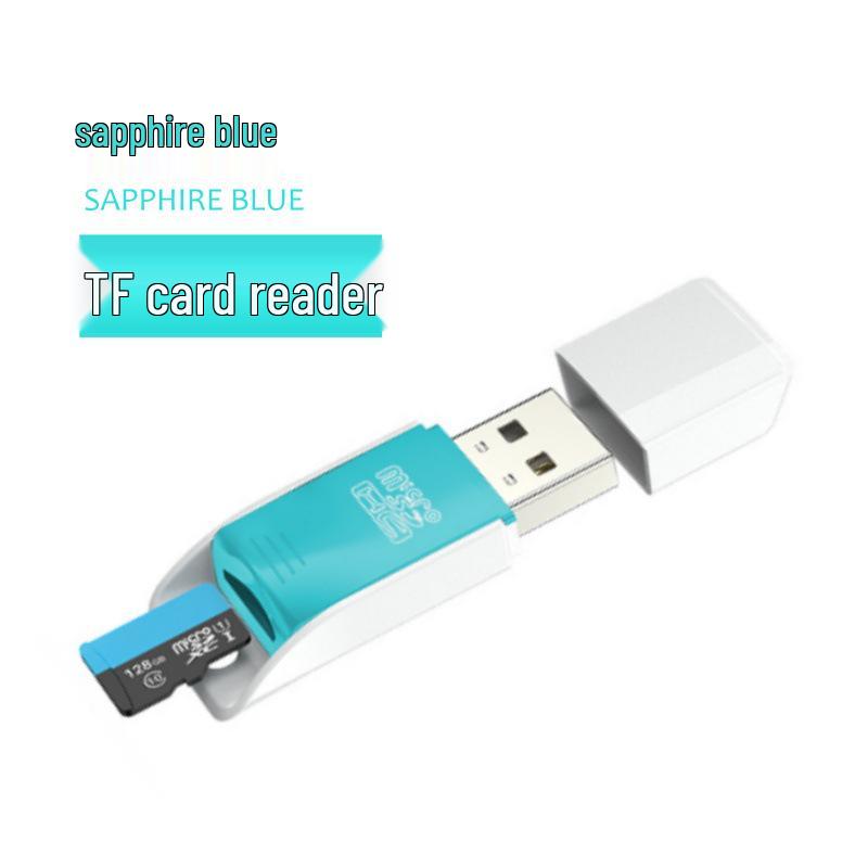 High-Speed Multi-Format Card Reader for SD, TF, MS, and Car-Mounted Cameras